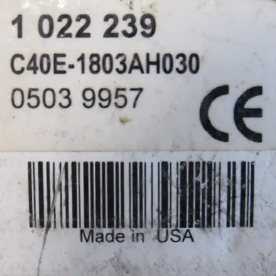 NEW SICK C40E-1803AH030 LIGHT CURTAIN RECEIVER C4000 BASIC 1022239