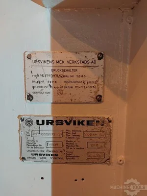 USED 1970 URSVIKEN VPF 1000/800-5,0
