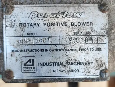 USED DUROFLOW 4504VT