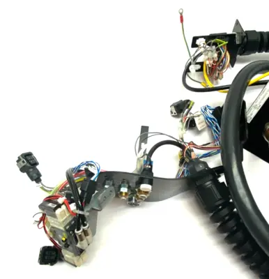 USED FANUC CABLE AND PANEL ASSEMBLY