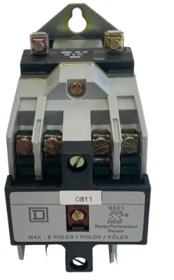 NEW SQUARE D 8501XD040 DC CONTROL RELAY SER. A 8501XD040 V53