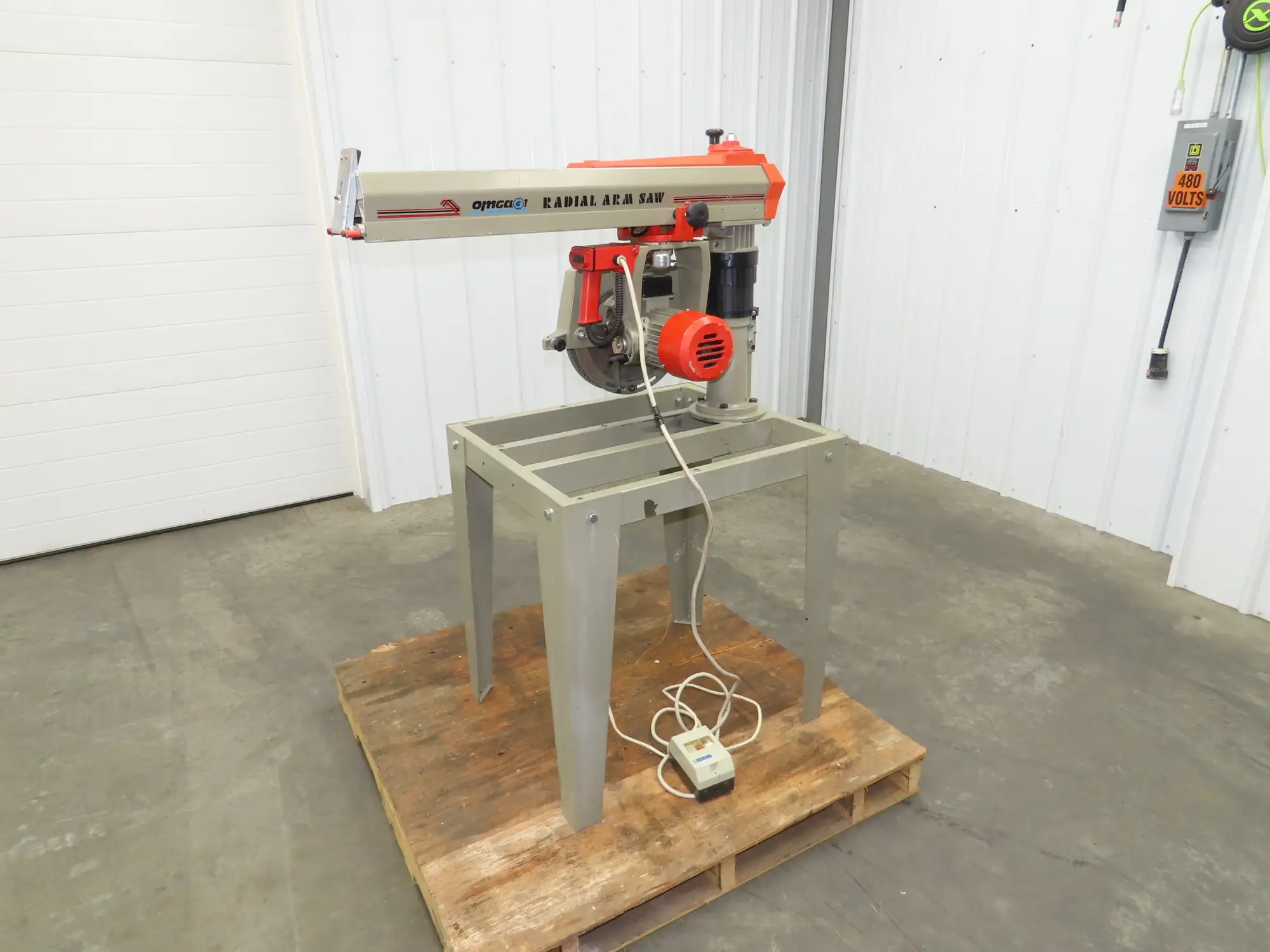 Omga RN 450 FM US Radial Arm Saw 12" Blade 4Hp Motor 18" 450mm Rip 230/460V 3Ph