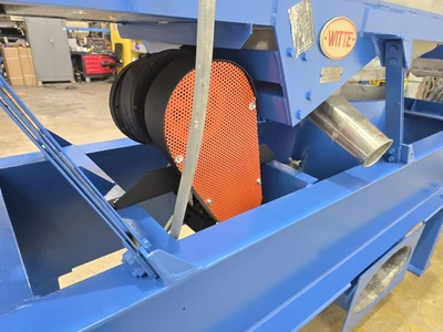 24" Wide X 108" L Witte Fluid Bed Dryer / Classifier With Cyclone