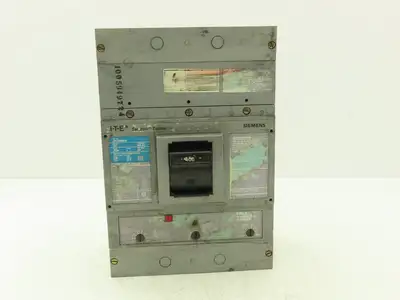 Siemens JXD63B400 ITE Sentron Circuit Breaker 400A 3 Pole 3PH 600V