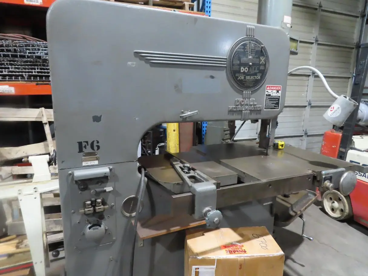 USED DOALL METAL MASTER