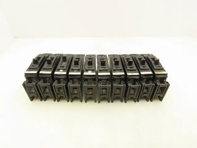 General Electric TE111020 Circuit Breaker 20A Single Pole 125V Lot of 10