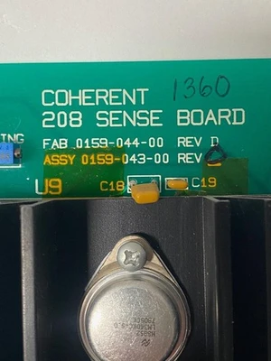 COHERENT 208 Sense Board 0159-143-00 Rev D 0159-044-00