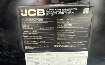 Used 2018 JCB 510-56 Telehandlers Utah US | Global Remarketing #1285963