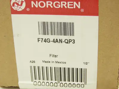 Norgren F74G-4AN-QP3 Excelon Pneumatic Air Line Filter 1/2"NPT 250PSI 40 Micron