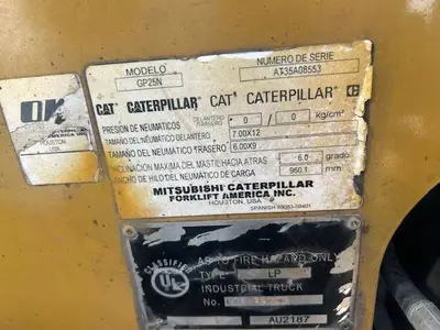 Used CAT GP25N Misc Forklifts Illinois US | Somerset Equipment Sales #1542862
