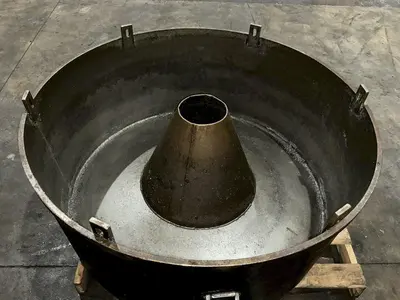 48" WIDE TOLHURST MODEL #48 CHIP SPINNER & OIL SEPARATING CENTRIFUGE : YOBRO #25010