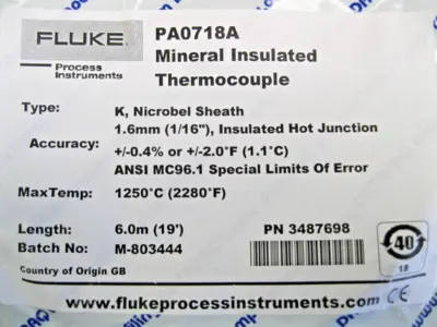 NEW Fluke DataPaq PA0718A