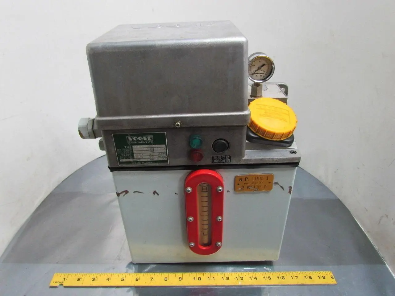 Vogel Mini5/BWW6 TK5 Centralized Lubrication Pump w/Reservoir .25 Liter/Minute