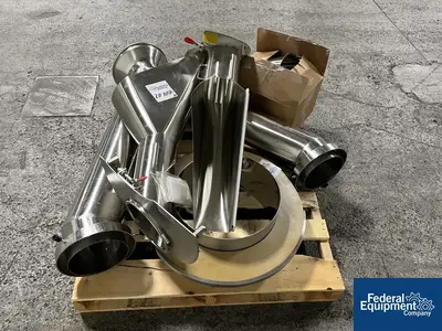 USED Thomas Processing Thomas Engineering Coating Pan Chutes