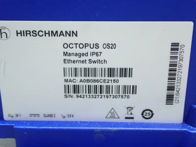 Used HIRSCHMANN OS20002000T5T5T5TBBY999GMSE3S Relays & Switches | HGR 24 #739206