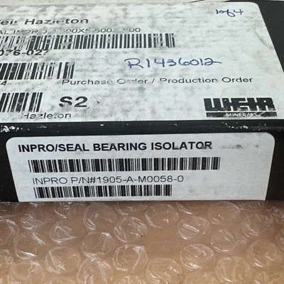 NEW INPRO/SEAL 1905-A-M0058-0