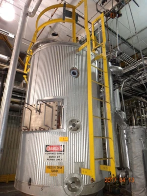 Knight Fabricators 1,000 Gallon Stainless Steel Resin Tank, 304L