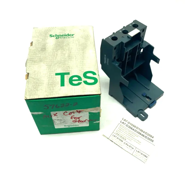 Used SCHNEIDER ELECTRIC TESYS LRD THERMAL OVERLOAD RELAY TERMINAL BLOCK Terminal Blocks | Maverick Industrial Sales #1110848