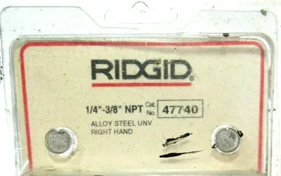 LOT OF 4 NEW RIGID 47740 UNIVERSAL DIES 1/4"-3/8"
