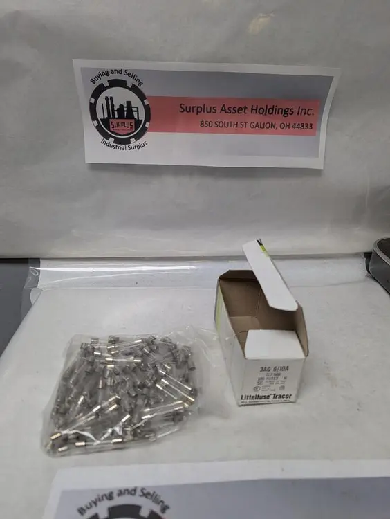 New | in-Stock LITTELFUSE 3AG 6/10A Miscellaneous Equipment (Electrical & Power) | Surplus Asset Holdings #1199740