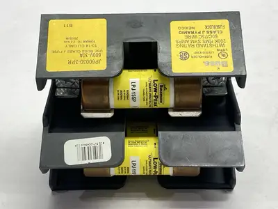 Used Bussmann Pyramid Fuse Block w/ LPJ-15SP Time Delay Fuses Fuse Accessories Michigan US | Maverick Industrial Sales #1401296