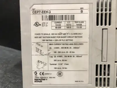 USED SPRECHER + SCHUH CEP7-EEKG