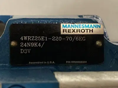Used REXROTH 4WRZ25E1-220-70/6EG24N9K4/D3V Pump & Valve Parts | Surplus Asset Holdings #1219980