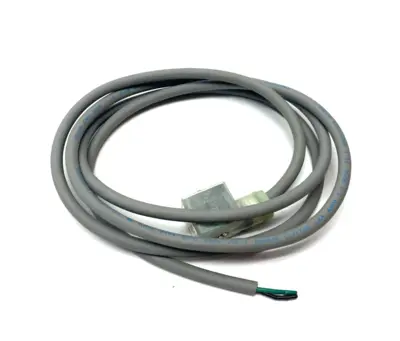 None | Canfield Connector Valve Plug Cordset 6' Length 3-Wire 48-120VDC/100-240VAC - New Other