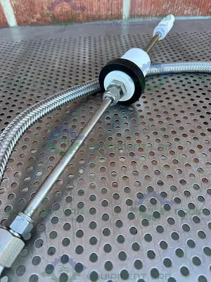Unbranded Stainless Steel Braided Hose 82" w/ Sensor, Quick Release Fitting