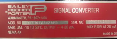 NEW BAILEY 50VM1101AAH2ABB SIGNAL CONVERTER