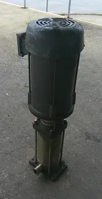 SPC9351  Pump Grundfos vertical centrifugal pump model C 4-100, 5 hp, Stainless Steel Contact Parts