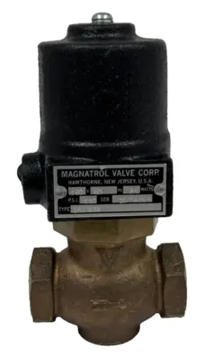 NEW MAGNATROL VALVE CO. 18A43W SOLENOID VALVE 120V 60HZ 25W 110PSI