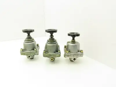 Knorr Pneumatic DMV-6/7.5 Pneumatic Air Regulating Valve 1/4"  Lot of 3  *Read*