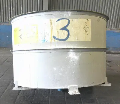 SPC9346  Mixer and Blender 50/10 hp Hockmeyer disperser, air over oil lift, dual shaft