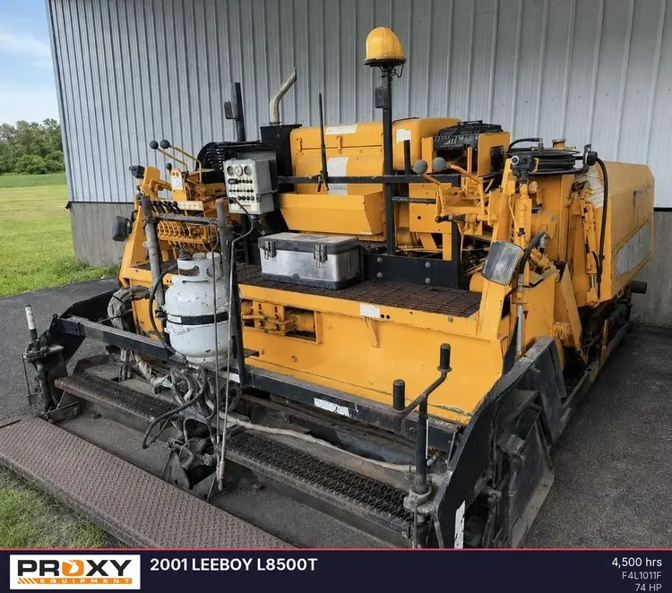 Used 2001 LEEBOY L8500T Asphalt Pavers Ohio US | Proxy Equipment #1388921