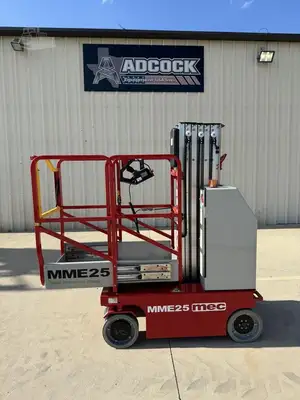 New | in-Stock 2026 MEC MME25 Vertical Mast Lifts Texas US | Adcock Equipment USA #1524571