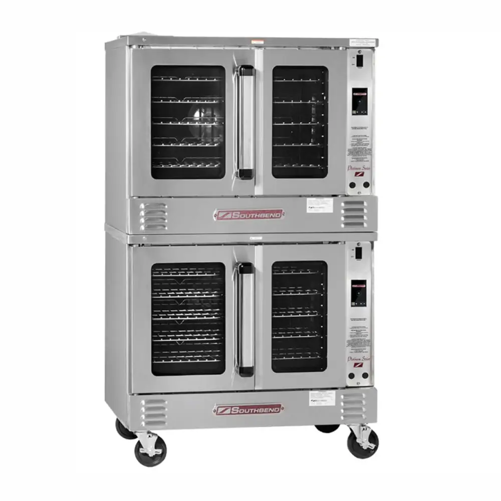 Southbend PCG140S/TD Platinum Double Full Size Liquid Propane Convection Oven - 70,000 BTU