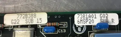 USED WESTINGHOUSE 6MSP 7381A01 / 7380A72G01