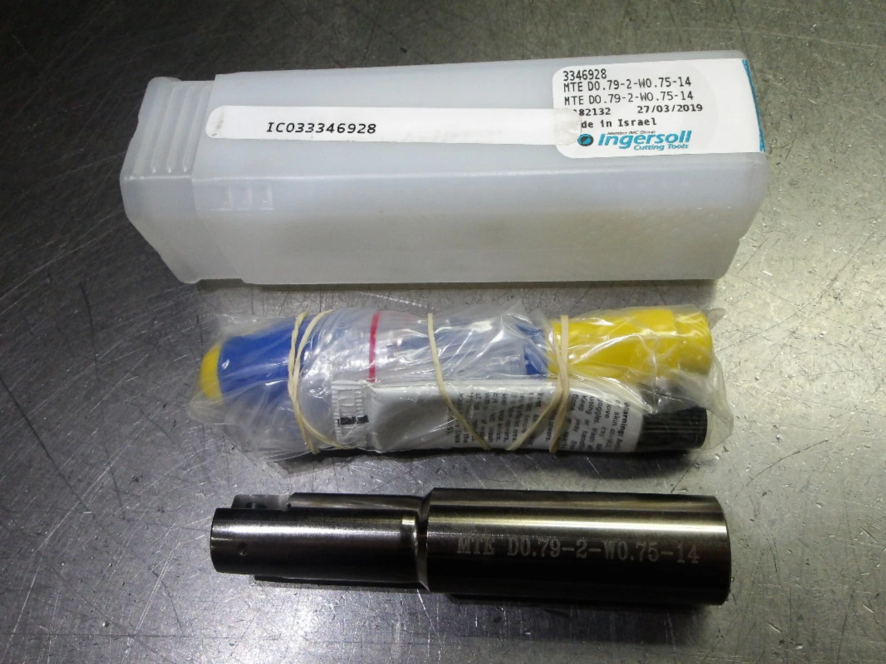 Ingersoll 2 Flute Coolant Thru Thread Mill MTE D0.79-2-W0.75-14 (LOC2613A)