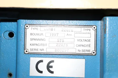 Haco COMBI 220/6 Corner Notcher - 8" x 8" x 1/4"