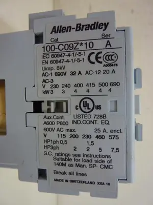 USED ALLEN BRADLEY 100-CO9Z.10 SER A