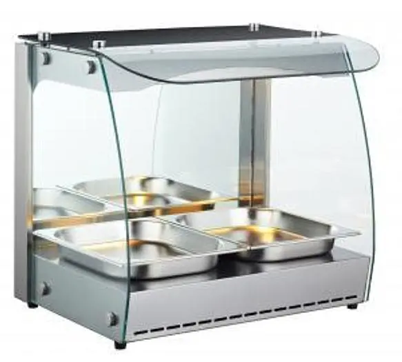 22-inch Single-Shelf Full Service Heated Display Case with 66L capacity