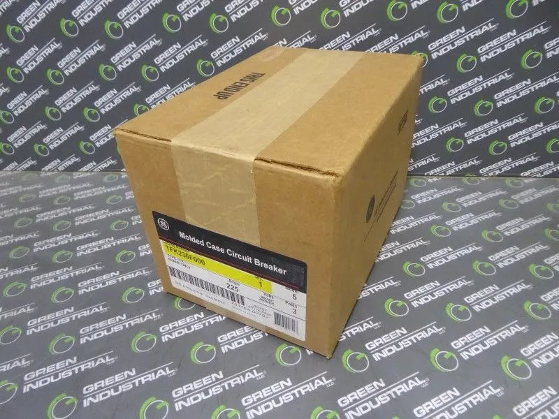 General Electric TFK236F000 Circuit Breaker 225A 600VAC 250VDC Model 5 New Sealed