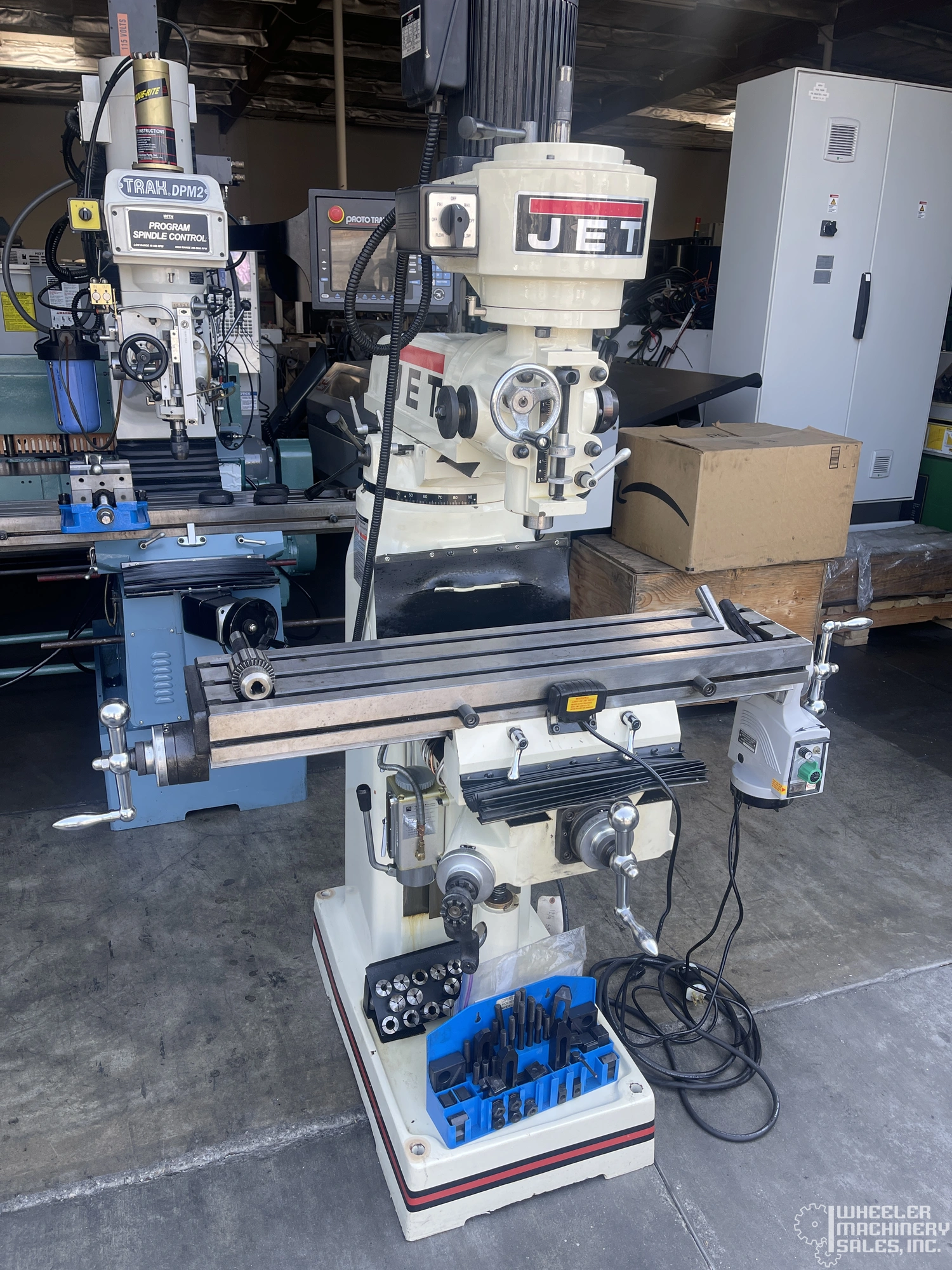 Used JET JVM-836-3 MILLING MACHINES, VERTICAL 7319 | Wheeler