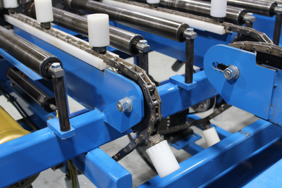 Ultimizers S-Transfer Lateral Infeed for Optimizing Saw