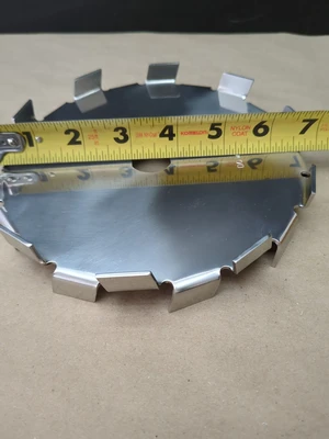 Stainless Steel Saw Tooth Type Mixing Dispersion Blade 6-3/4" Diameter