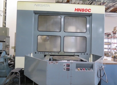 NIIGATA HN80C MACHINING CENTERS, HORIZ, N/C & CNC (Incl.Pallet Chan) | Wheeler Machinery Sales (10)