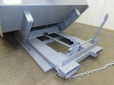 Wright 3 YD Self Dumping Hopper Bump Dump 4000lbs Trash Recycling 10 Gauge Bin