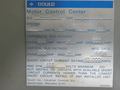 Used GOULD 5640-V1A-0-106-C-0 Starters Ohio US | Equipment Recovery Corp. #1330722