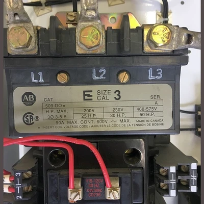 Allen Bradley 2100 Series 30" Bucket With Size 3 Starter